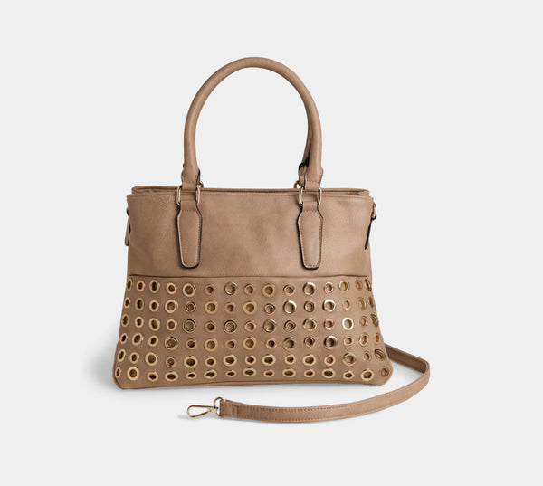 Amabel Double Compartment Grommet Tote