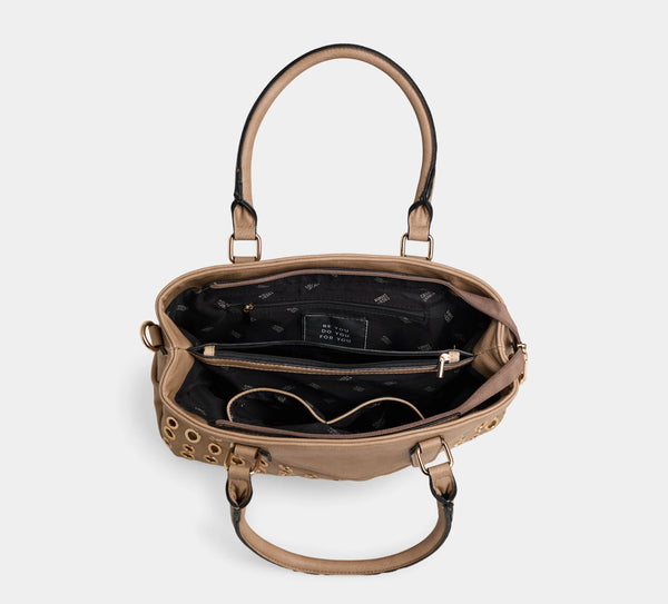 Amabel Double Compartment Grommet Tote