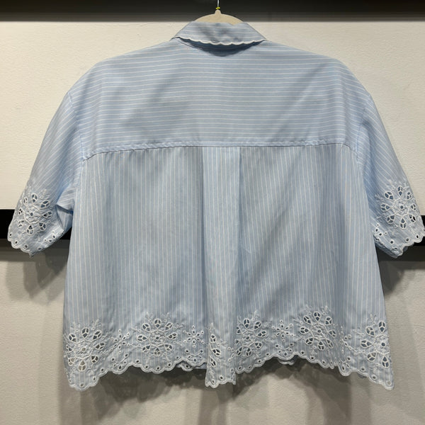 Ansel Cropped Button UP