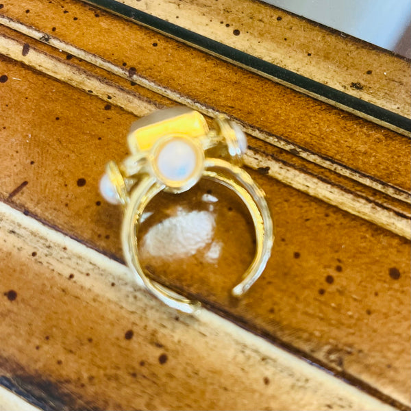 Pink Quartz Ring
