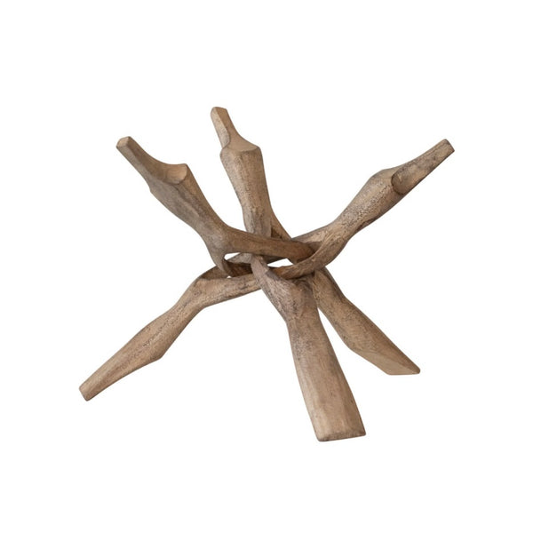 Reclaimed Wood Folding Pot Stand