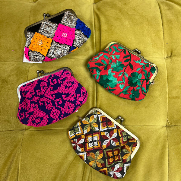 Worldfinds Kutch Embroidered Kisslock