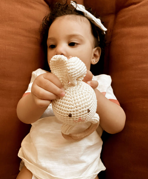 Bunny Teething Toy Rattle