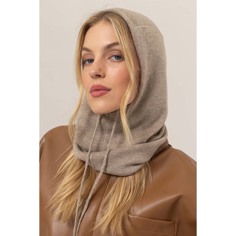 Balaclava Knit Hood Scarf