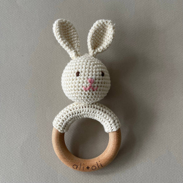 Bunny Teething Toy Rattle