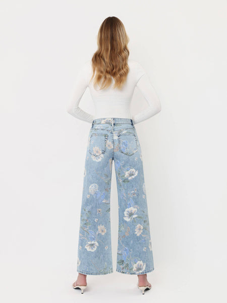 Flower Power SUPER HIGH RISE Denim