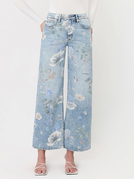 Flower Power SUPER HIGH RISE Denim