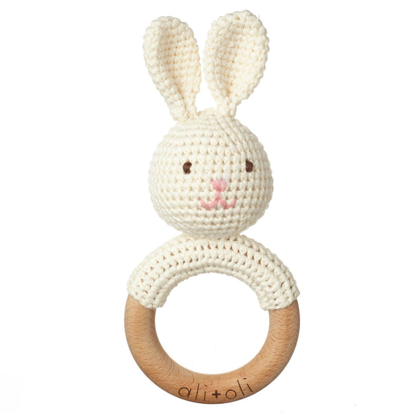 Bunny Teething Toy Rattle
