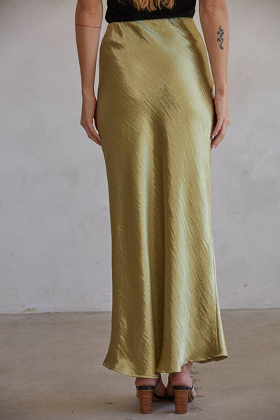 VALERIA SKIRT: Olive Gold