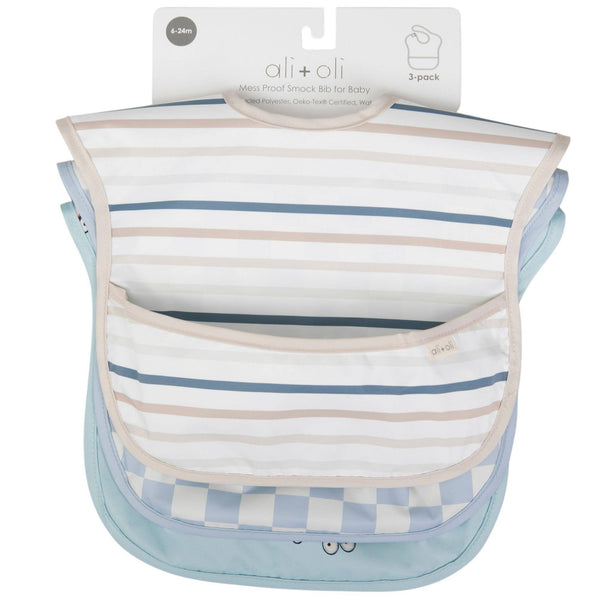 Smock Bib Set for Baby & Toddler (Boys)