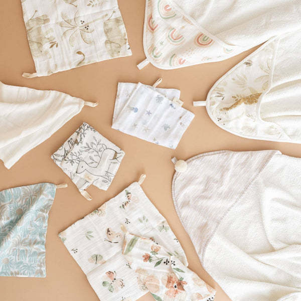 Ezra 5-pc. Wash Cloth Set (Woodland Animal)