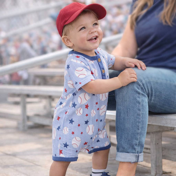 Grand Slam Bamboo Shorty Romper