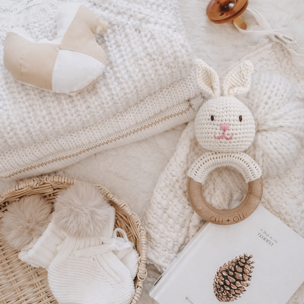 Bunny Teething Toy Rattle