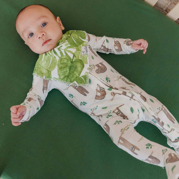 Noah Zip-Up Footie Pajama