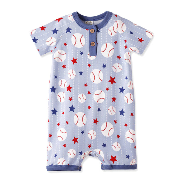 Grand Slam Bamboo Shorty Romper