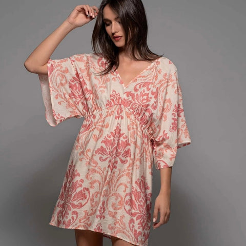 Turkish Tile Kimono Dress