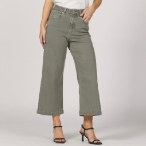 Audrey Vetiveer Wide Leg Denim