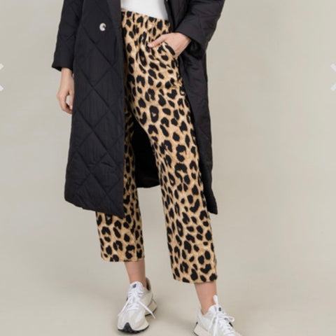 Wild Side Cropped Palazzo