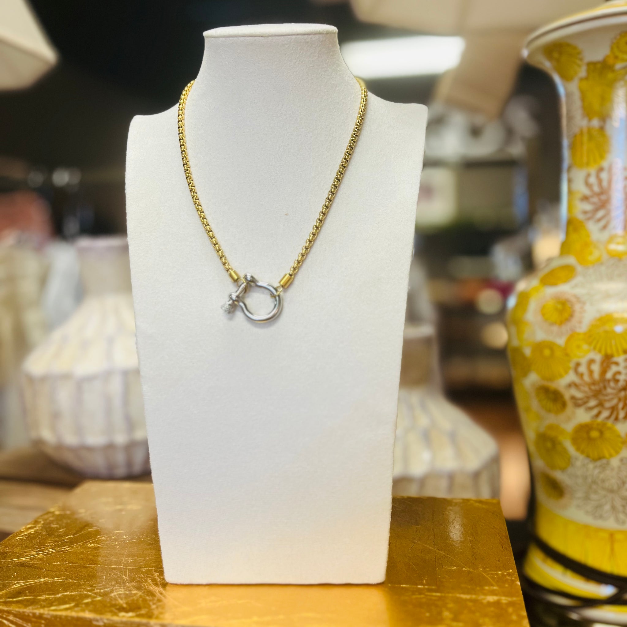 Omega Charm Necklace