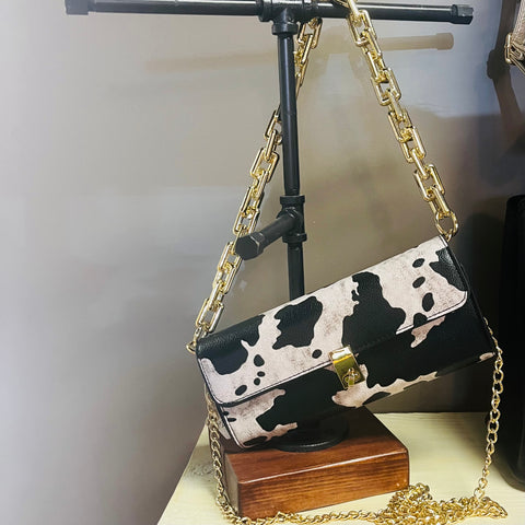 Cow Print Crossbody