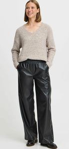 Daja Leather Jogger