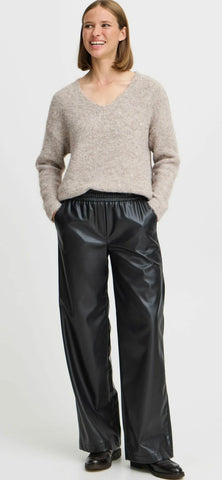 Daja Leather Jogger