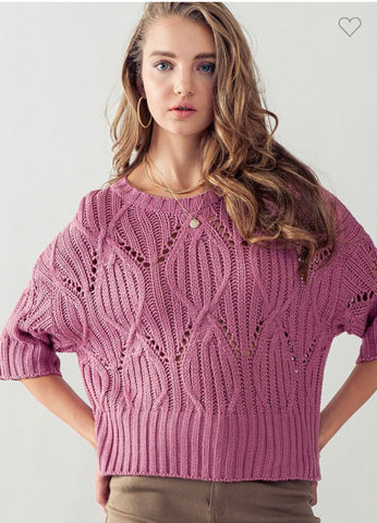HeyDey Crochet Sweater (4 Colors)