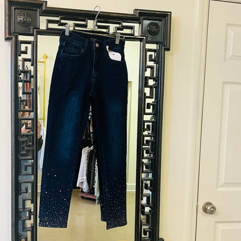 Everstretch Skinny ankle with Rhinestones