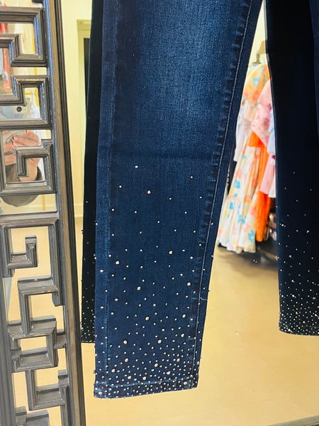 Everstretch Skinny ankle with Rhinestones