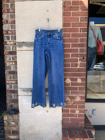 Everstretch Baby Bootcut with Embroidery