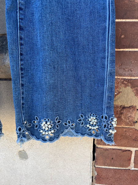 Everstretch Baby Bootcut with Embroidery