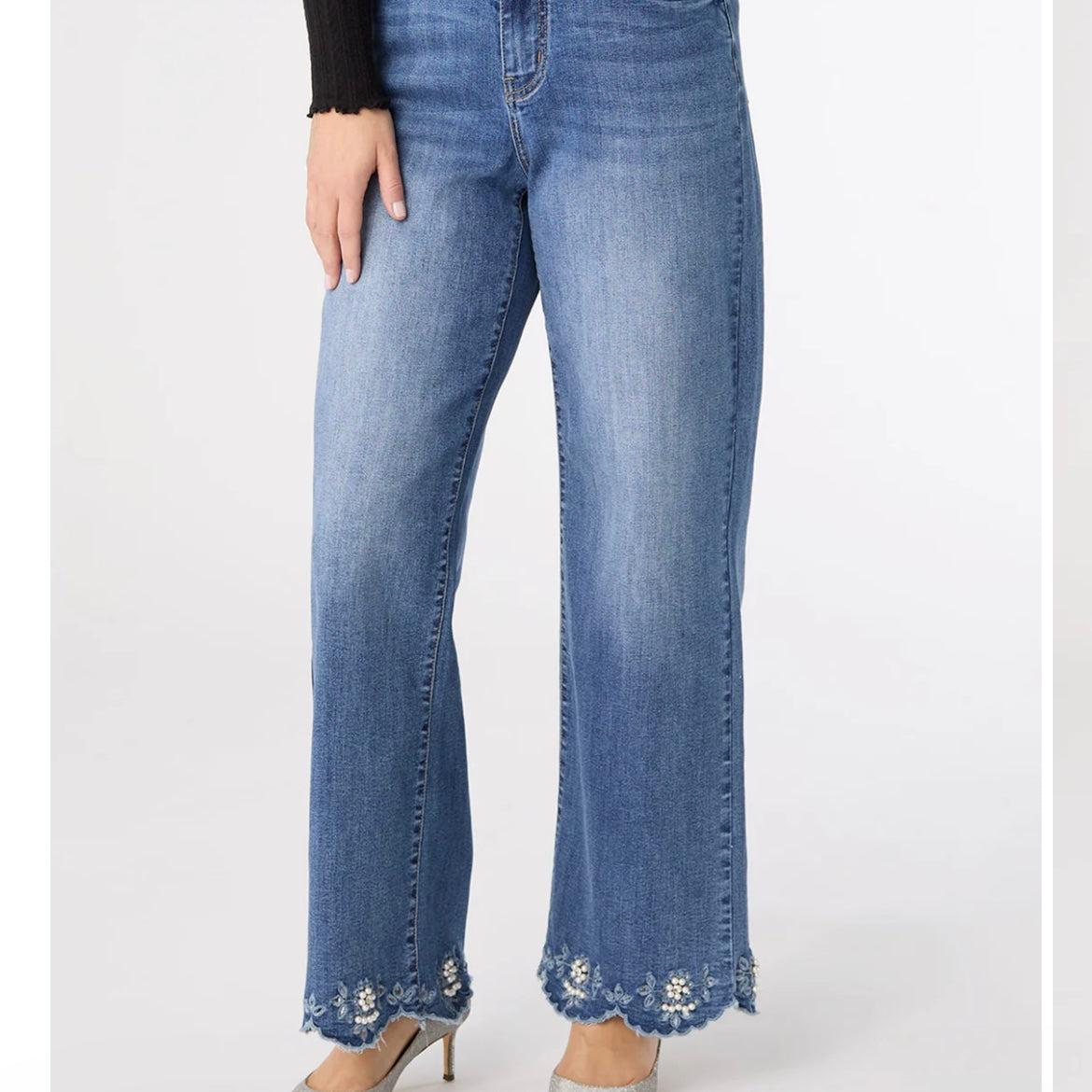 Everstretch Baby Bootcut with Embroidery