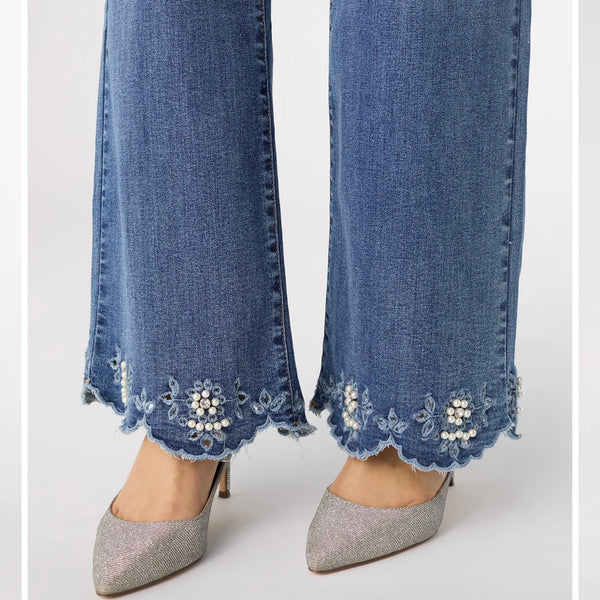 Everstretch Baby Bootcut with Embroidery