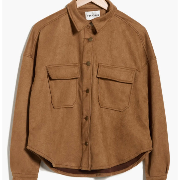 Faux Suede Jacket