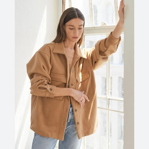 Faux Suede Jacket