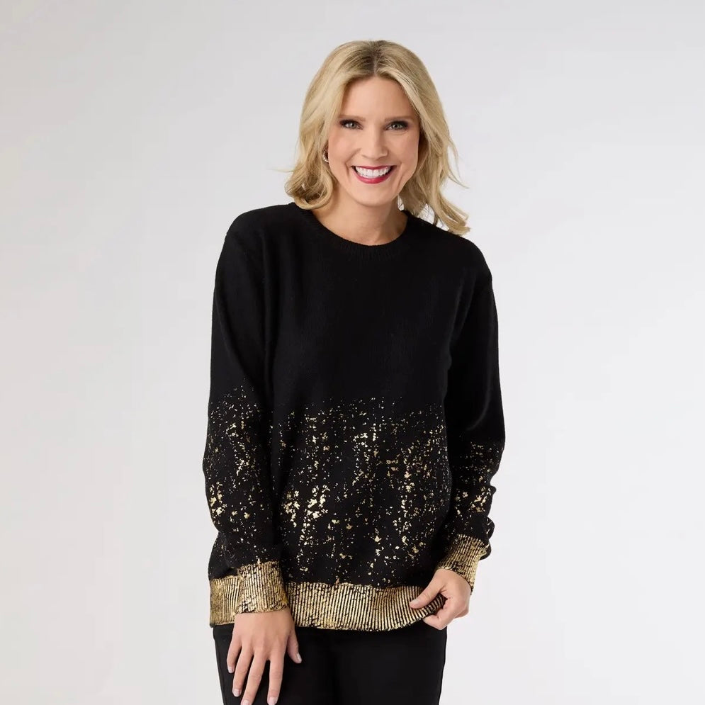 Tinlee Metallic Sweater