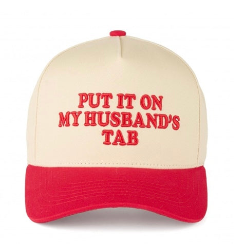Put It On My Husbands Tab Cap