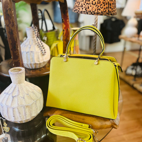 Inspired Chartreuse Crossbody