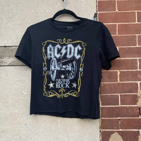 ACDC Cropped Tee