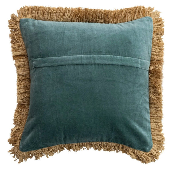 Jacquard Velvet Square Pillow