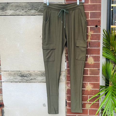 Ponte Cargo Pant Olive