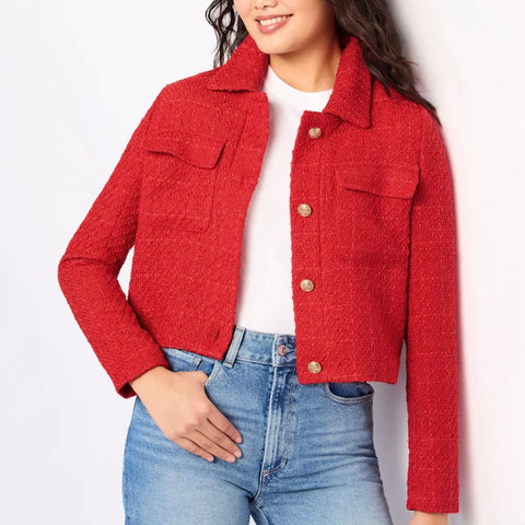 Sweet Heart Tweed Jacket