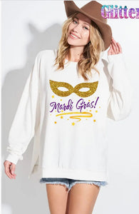 Mardi Gras Glitter TShirt