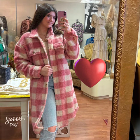 Plaid Duster Shacket