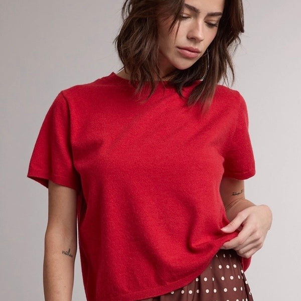 Chili Short Sleeve Crew Neck Knit