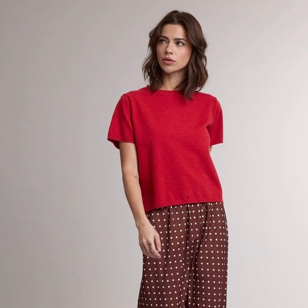 Chili Short Sleeve Crew Neck Knit