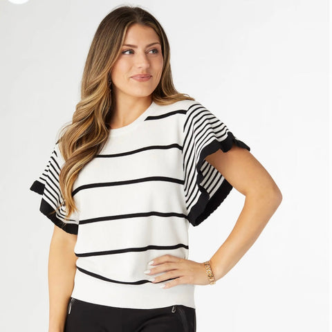 Claudia Knit Stripe Top