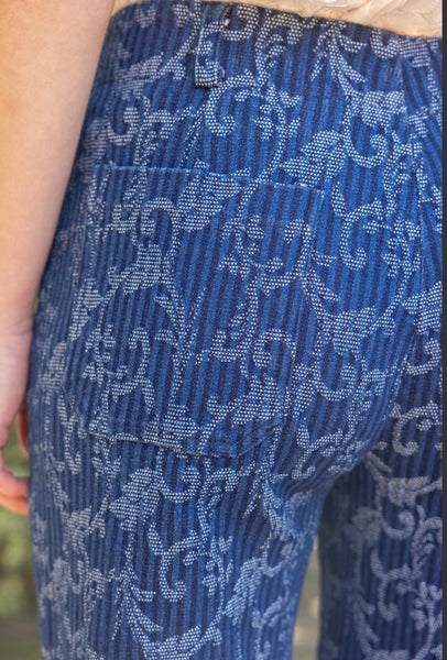 Jacquard Crop Pant