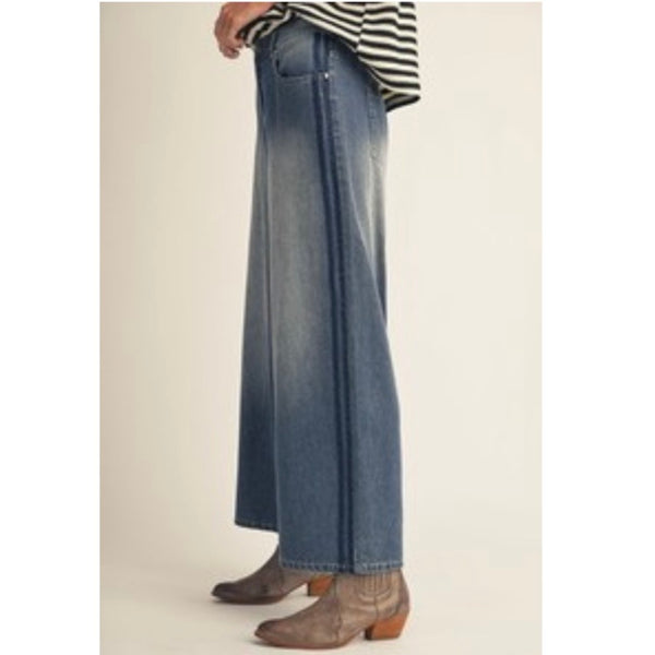 In Line Wide Leg Denim