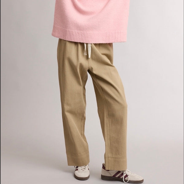 Mocha Plaid Jogger